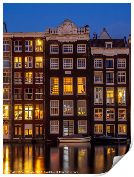 Amsterdam Print by Jeff Whyte