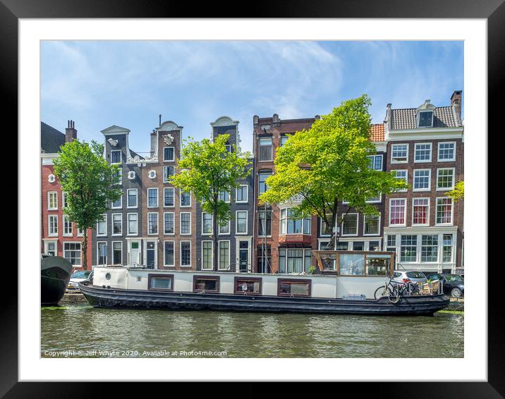 Amsterdam Framed Mounted Print by Jeff Whyte