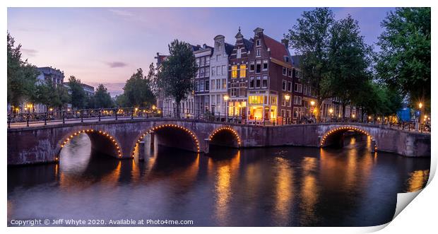Amsterdam Print by Jeff Whyte