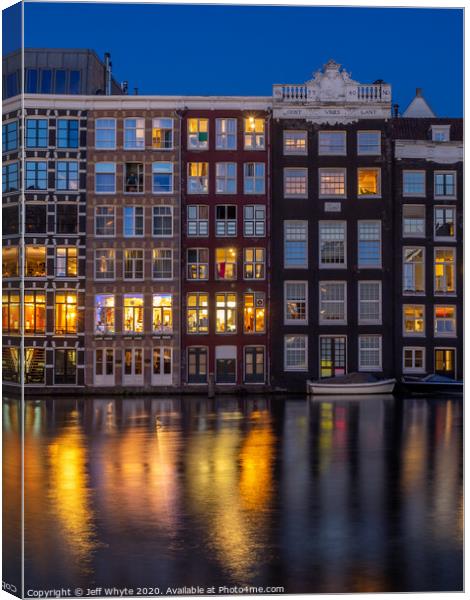 Amsterdam Canvas Print by Jeff Whyte