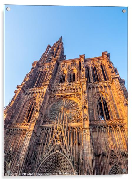 Notre-Dame, Strasbourg Acrylic by Jeff Whyte
