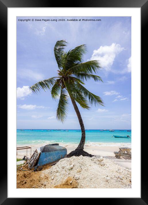 Typically Tropical Framed Mounted Print by Dave Fegan-Long