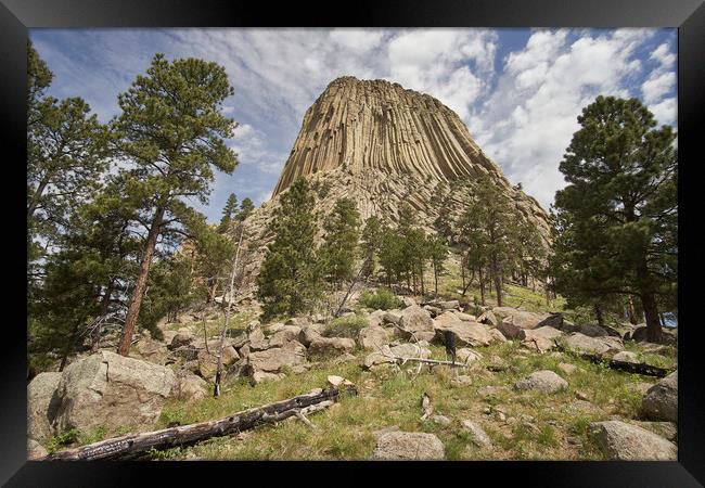 Devil's Tower, Wyoming Framed Print by Jim Hughes