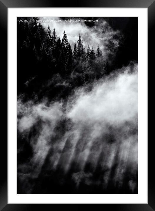 Divine Light Framed Mounted Print by Mike Dawson