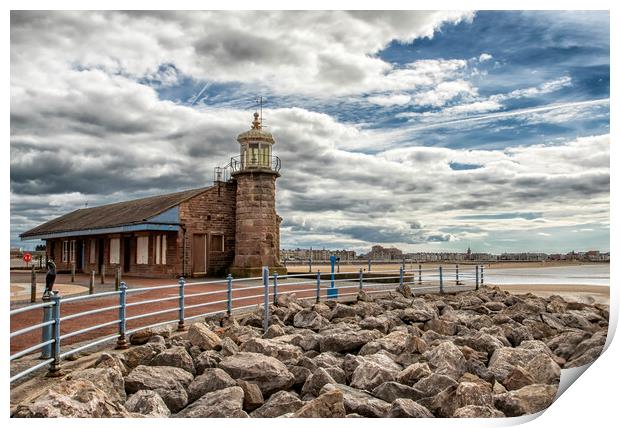 Morecambe Bay Lighthouse Print by Jonathan Thirkell