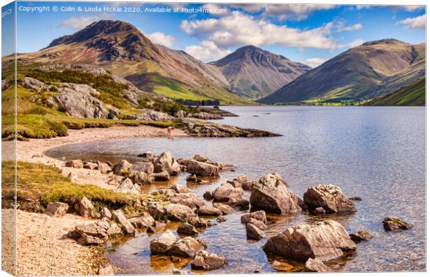 Wastwater and Wasdale Canvas Print by Colin & Linda McKie