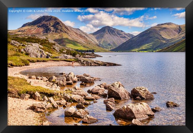 Wastwater and Wasdale Framed Print by Colin & Linda McKie