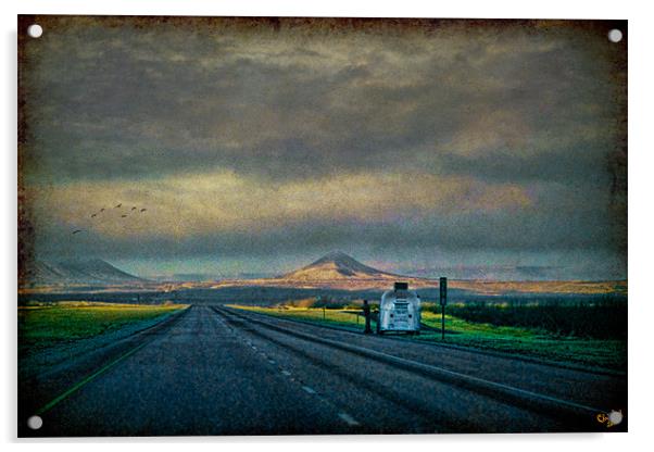 On The Road Again Acrylic by Chris Lord