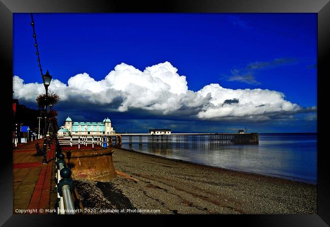 Penarth Pier Framed Print by Mark Brinkworth