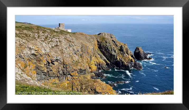 Guernsey Channel Islands Framed Mounted Print by Diana Mower