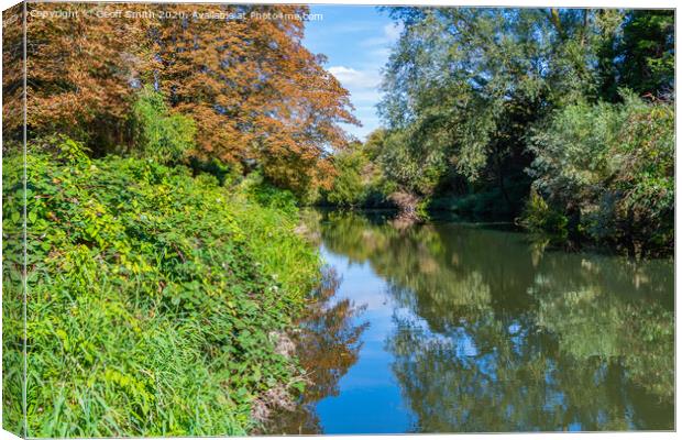 Chichester Canal in Summer Canvas Print by Geoff Smith