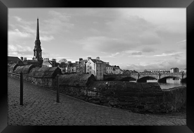 Ayr, a town on a river Framed Print by Allan Durward Photography