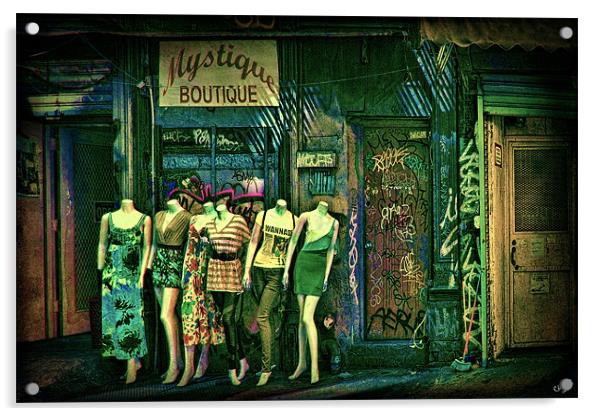 Mystique Boutique Acrylic by Chris Lord