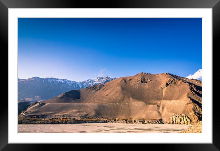 Himalayan desert  Framed Mounted Print by Ambir Tolang