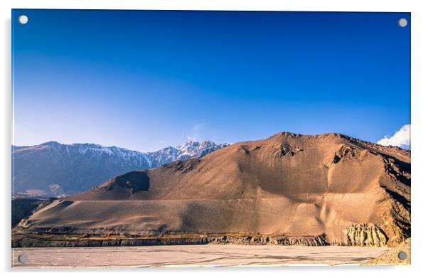 Himalayan desert  Acrylic by Ambir Tolang
