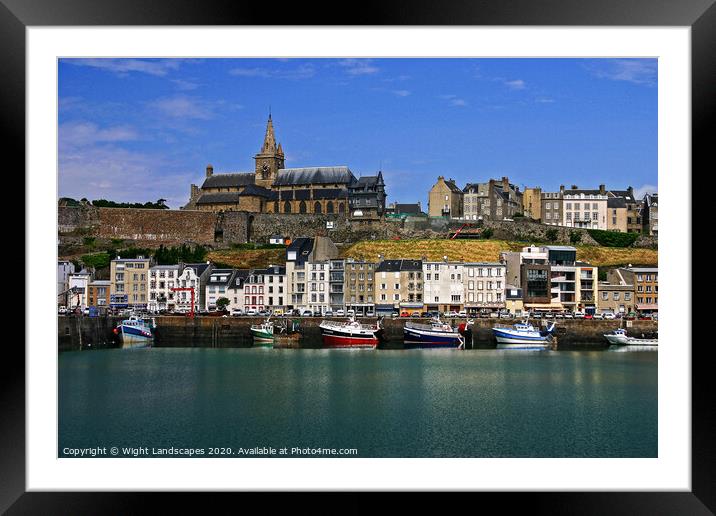 Port de Granville Framed Mounted Print by Wight Landscapes