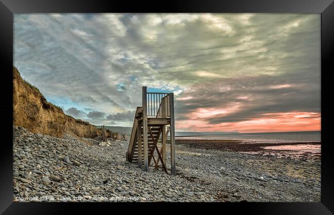 Stairway to Heaven  Framed Print by Malc Lawes