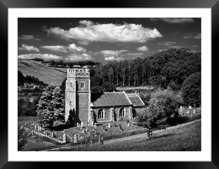 All Saints Church, Eggesford Framed Mounted Print by Darren Galpin