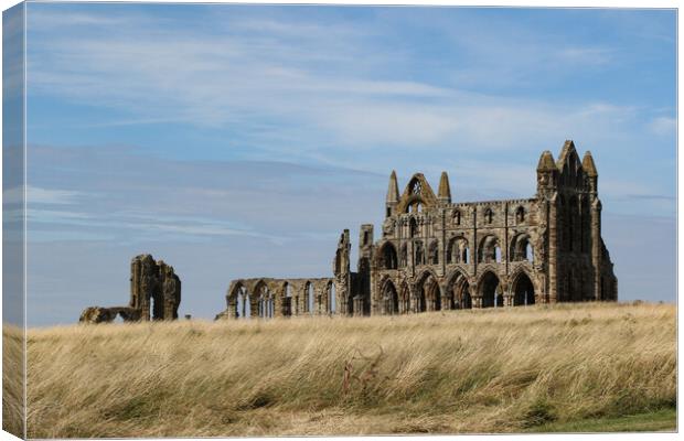 Whitby Abbey Canvas Print by Oxon Images