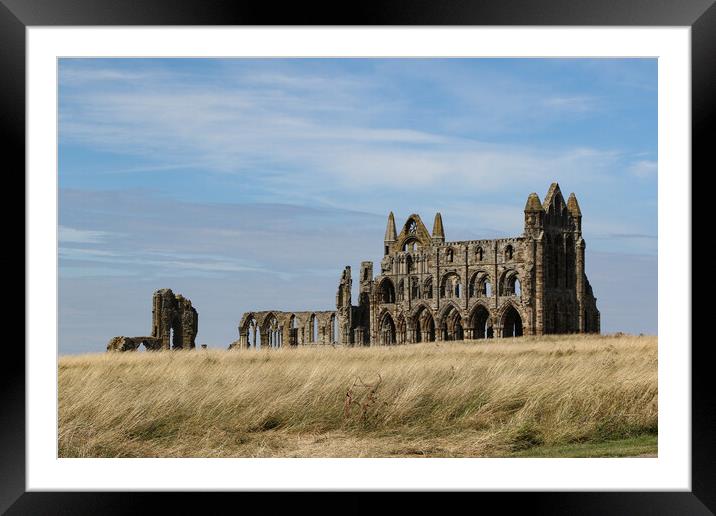 Whitby Abbey Framed Mounted Print by Oxon Images
