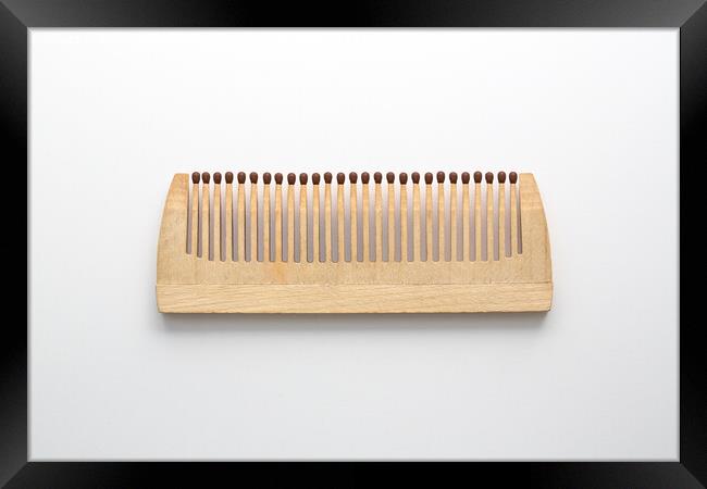 The comb. Framed Print by Boris Zhitkov