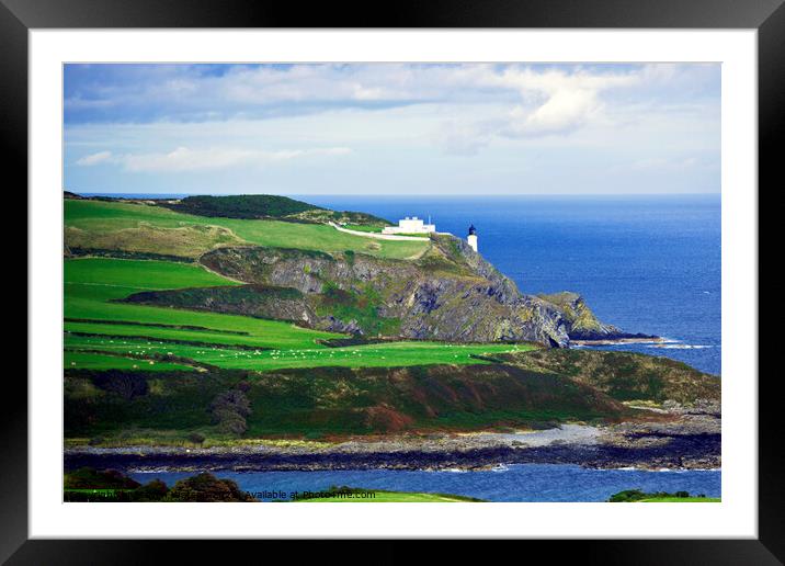 Maughold Head Framed Mounted Print by Steven Watson