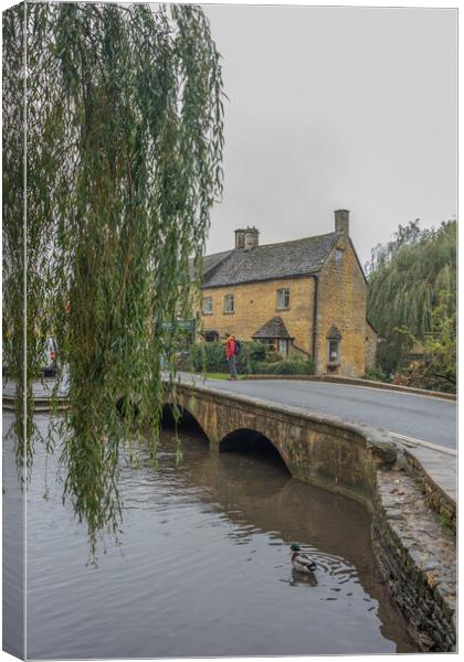 Bourton on the Water Canvas Print by Graham Custance