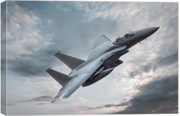 F15 Strike eagle Canvas Print by Rory Trappe