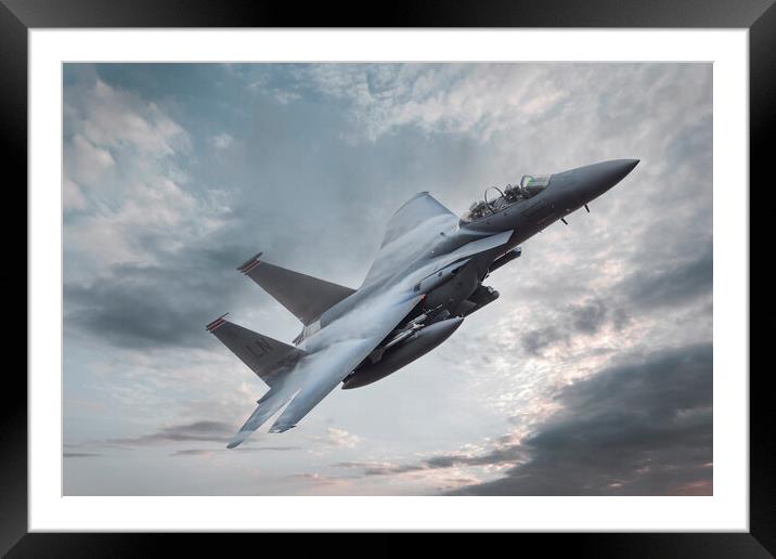 F15 Strike eagle Framed Mounted Print by Rory Trappe