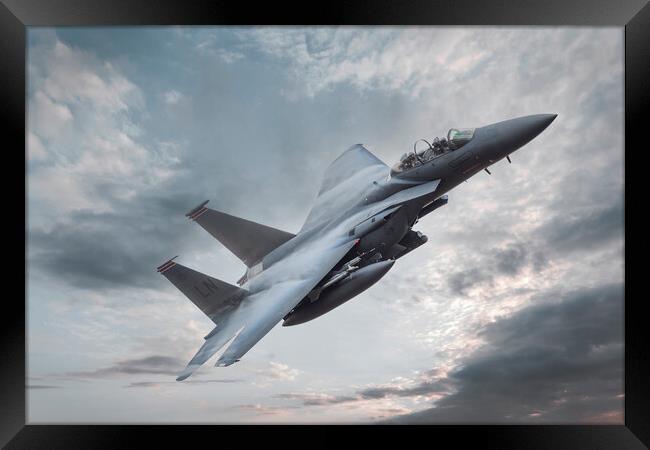 F15 Strike eagle Framed Print by Rory Trappe