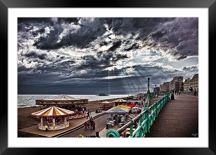 Tuesday Afternoon On the Promenade Framed Mounted Print by Chris Lord