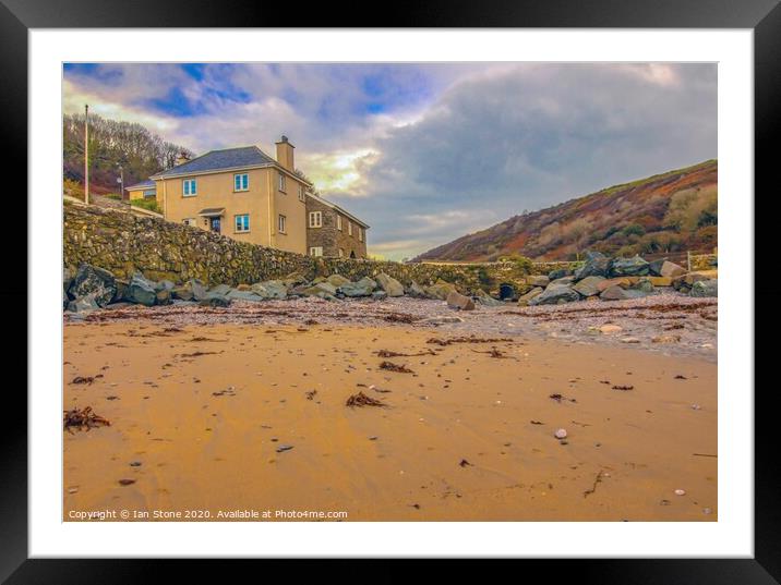 Room with a view,in Devon. Framed Mounted Print by Ian Stone