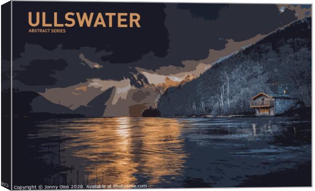 Ullswater Abstract  Canvas Print by Jonny Gios