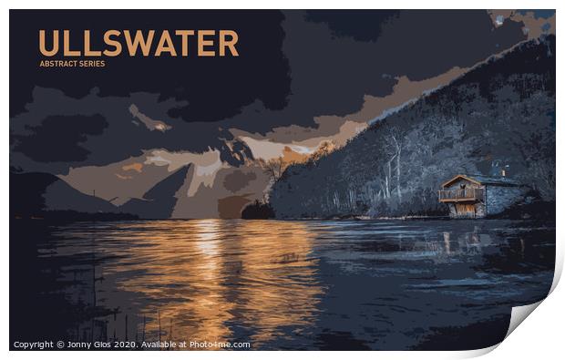 Ullswater Abstract  Print by Jonny Gios