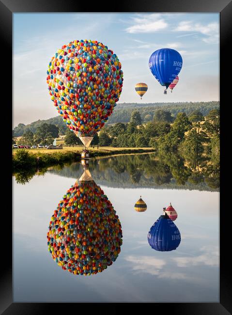 Balloon Rides Framed Print by David Semmens
