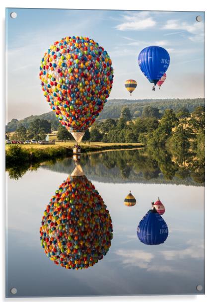 Balloon Rides Acrylic by David Semmens