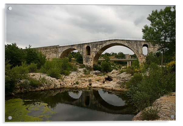 The Pont St Julien Acrylic by Jacqi Elmslie