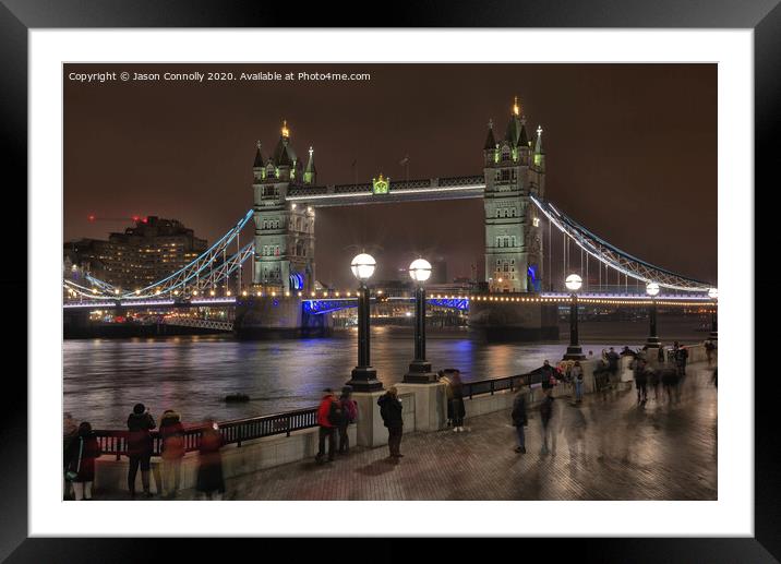 Tower Bridge, London. Framed Mounted Print by Jason Connolly