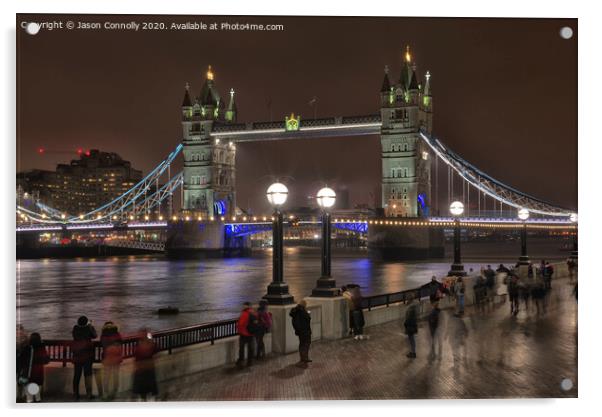 Tower Bridge, London. Acrylic by Jason Connolly