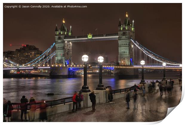 Tower Bridge, London. Print by Jason Connolly