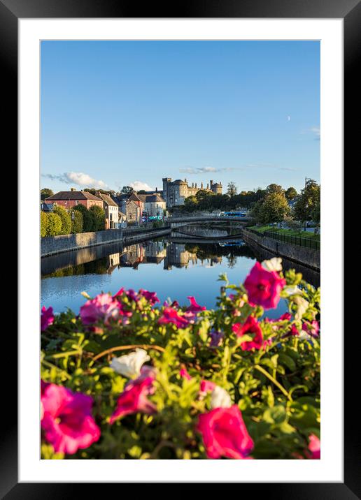 River Nore and Kilkenny Castle, Ireland Framed Mounted Print by Phil Crean