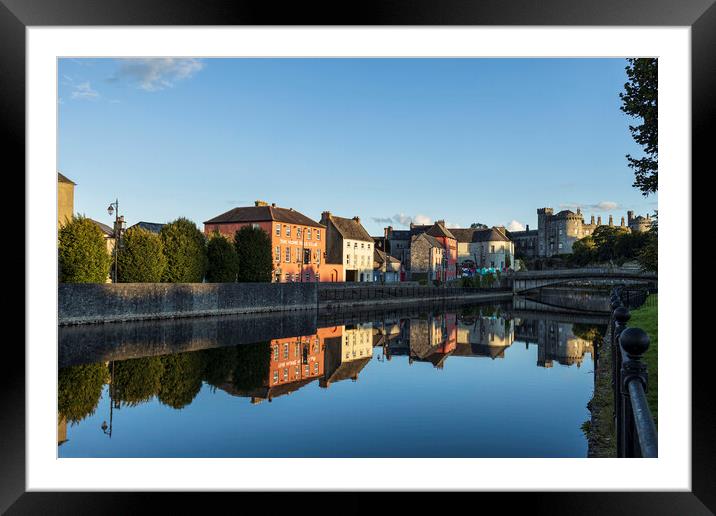 River Nore and Kilkenny Castle, Ireland Framed Mounted Print by Phil Crean