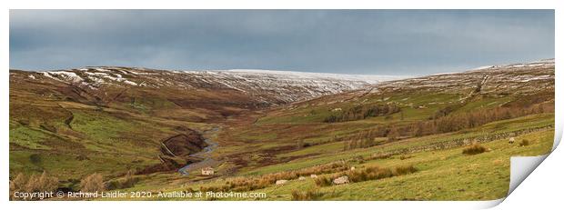Wintry Hudes Hope Panorama (1) Print by Richard Laidler