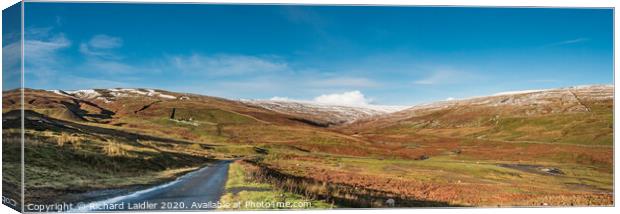 Wintry Hudes Hope Panorama (2) Canvas Print by Richard Laidler