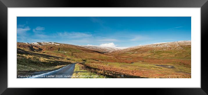 Wintry Hudes Hope Panorama (2) Framed Mounted Print by Richard Laidler