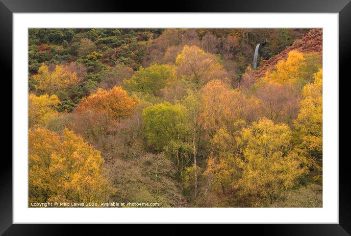 The Hidden falls  Framed Mounted Print by Malc Lawes