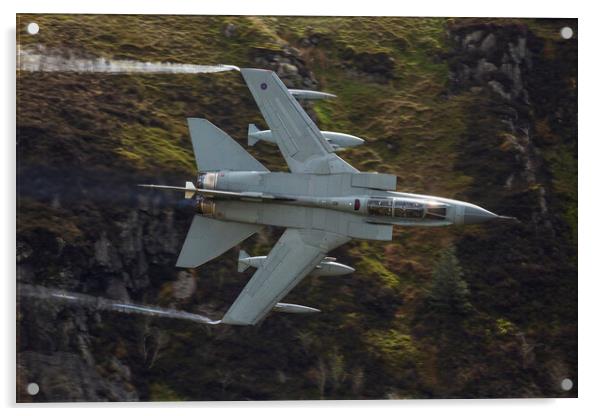 RAF Tornado Gr4 Low Level Acrylic by Rory Trappe