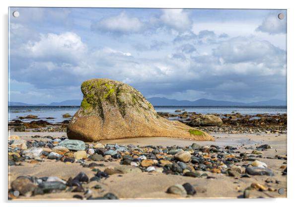 Rock on Old Head beach, Louisburgh, Mayo, Ireland Acrylic by Phil Crean