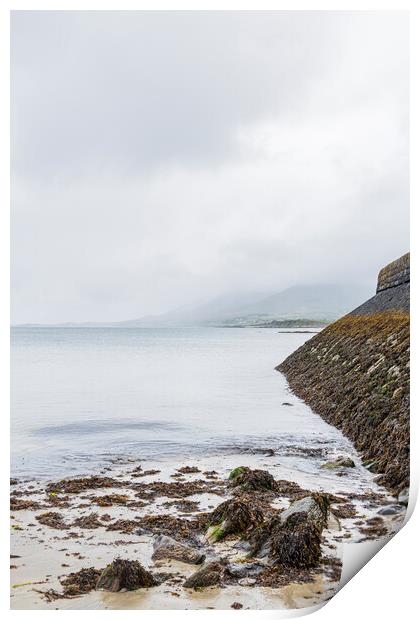 Misty day at Old Head Louisburgh, Mayo, Ireland Print by Phil Crean