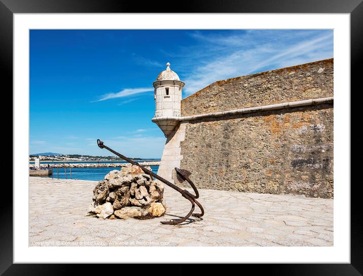 the harbor from lagos in Portugal Framed Mounted Print by Chris Willemsen
